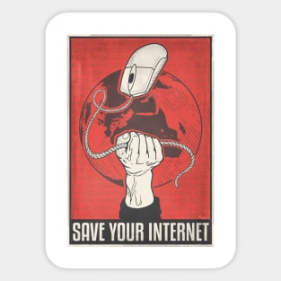 Save Your Internet Sticker